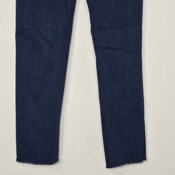 Good American Always Fit Good Classic Slim straight Jean Indigo Wash 6-12 - Picture 10 of 16